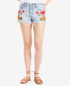 Levi's 501 Original Fit Cotton Embroidered Denim Shorts, A Macy's Exclusive Style