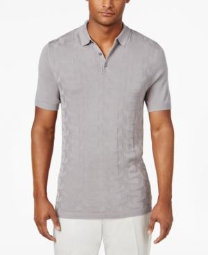 Alfani Men's Chevron Dress Polo, Only At Macy's