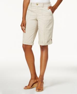 Style & Co Knit-waistband Bermuda Shorts, Only At Macy's