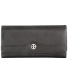 Giani Bernini Sandalwood Leather Receipt Manager Wallet