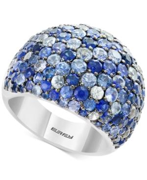 Splash By Effy Multicolor Sapphire Statement Ring (5-3/4 Ct. T.w.) In Sterling Silver