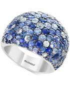 Splash By Effy Multicolor Sapphire Statement Ring (5-3/4 Ct. T.w.) In Sterling Silver