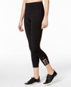Calvin Klein Performance Lattice-detail Cropped Leggings