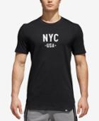 Adidas Men's Climalite Elevate Nyc Graphic T-shirt