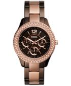 Fossil Women's Stella Two-tone Stainless Steel Bracelet Watch 38mm Es4079
