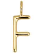 Sarah Chloe Amelia Mini Initial Charm In 14k Gold