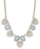 I.n.c. Gold-tone Multi-stone Statement Necklace, Created For Macy's