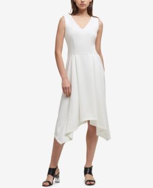 Dkny High-low Fit & Flare Dress