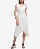 Dkny High-low Fit & Flare Dress
