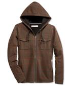 Levi's Men's Hanks Plaid Hooded Sweatshirt With Faux-sherpa Lining