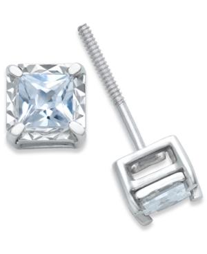 Diamond Stud Earrings (1/4 Ct. T.w.) In 14k White Gold