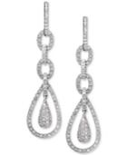 Effy Diamond Teardrop Drop Earrings (7/8 Ct. T.w.) In 14k White Gold