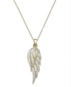 Wrapped Diamond Wing Pendant In Yellora (1/6 Ct. T.w.), Created For Macy's