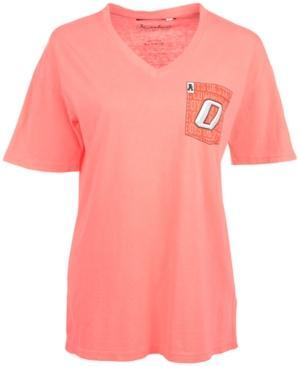 Royce Apparel Inc Women's Short-sleeve Oklahoma State Cowboys V-neck T-shirt