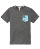 Univibe Men's Gateway Tropical-print-pocket T-shirt
