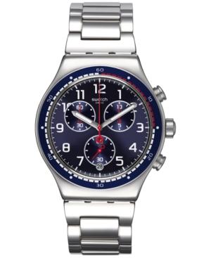 Swatch Women's Swiss Chronograph Swatchour Stainless Steel Bracelet Watch 43mm Yvs426g