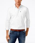 Barbour Men's Stanley Solid Oxford Long-sleeve Shirt