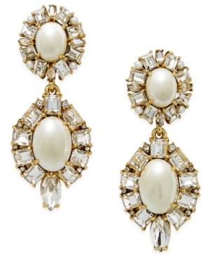 Kate Spade New York 14k Gold-plated Imitation Pearl Statement Earrings