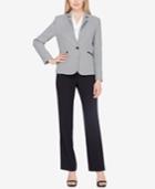Tahari Asl Printed One-button Pantsuit