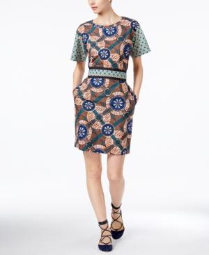 Weekend Max Mara Reflex Cotton Printed Shift Dress