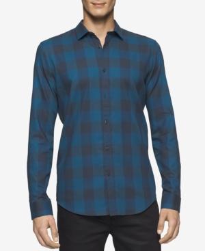 Calvin Klein Men's Slim-fit Buffalo Plaid Shirt
