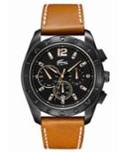 Lacoste Watch, Men's Chronograph Panama Tan Leather Strap 46mm 2010607