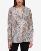 Tommy Hilfiger Paisley-print Shirt, Only At Macy's