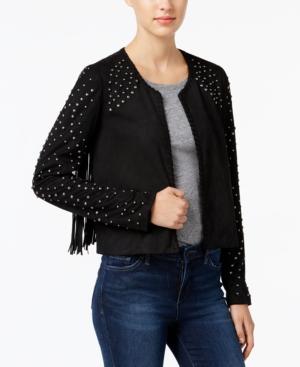 William Rast Hazel Studded Fringe Jacket