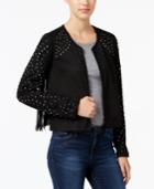 William Rast Hazel Studded Fringe Jacket