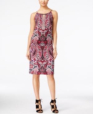 Inc International Concepts Petite Embellished Keyhole Sheath Dress, Only At Macy's