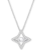 Swarovski Silver-tone Crystal Star Pendant Necklace
