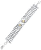 Lucky Brand Two-tone Multi-layer Flex Bracelet