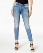 Guess Embellished Relaxed-fit Skinny Jeans