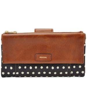 Fossil Ellis Leather Clutch Wallet