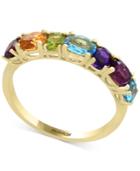 Mosaic By Effy Multi-gemstone Statement Ring (1-9/10 Ct. T.w.) In 14k Gold