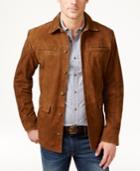 Tasso Elba Men's Suede Shirt Jacket, Only At Macy's