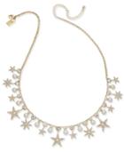 Kate Spade New York Gold-tone Crystal & Imitation Pearl Star Statement Necklace
