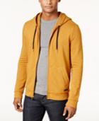 Sean John Men's Full-zip Drop-tail Hoodie