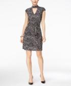 Inc International Concepts Printed Keyhole Dress, Only At Macy's