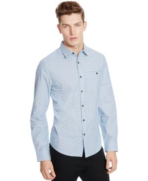 Kenneth Cole Reaction Micro-diamond Print Shirt