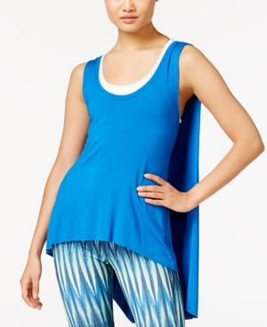 Karen Kane Layered-look Draped Active Tank Top