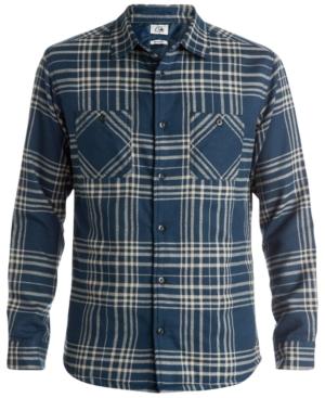 Quiksilver Dufflinks Plaid Flannel Long-sleeve Shirt Jacket