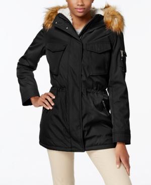 S13 Faux-fur-lined Hooded Down Parka
