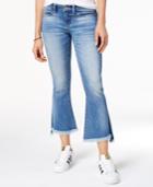 Dollhouse Juniors' Cropped Kick Flare Jeans