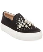 Steve Madden Women's Glamour Pearl-embellished Sneakers