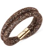 Swarovski Gold-tone Stardust Wrap Bracelet