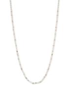 Anne Klein Gold-tone Imitation Pearl And Crystal Long Necklace