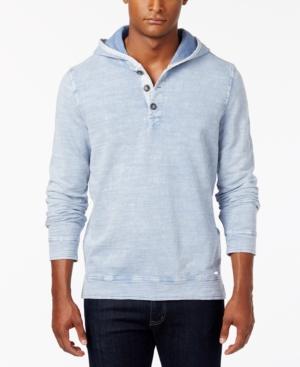 Hugo Men's Textured Pullover Cotton Hoodie