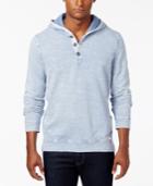 Hugo Men's Textured Pullover Cotton Hoodie
