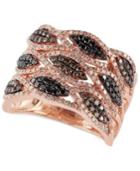 Confetti By Effy Woven Diamond Ring (1-1/10 Ct. T.w.) In 14k Rose Gold